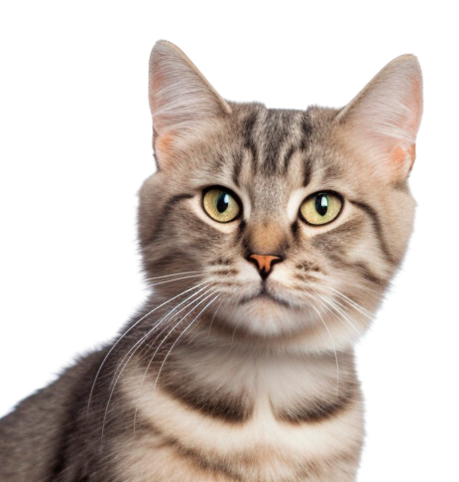 Gato sendo examinado por veterinária em casa